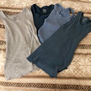 Stretch tank tops